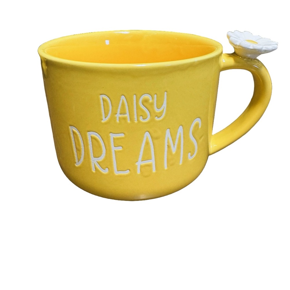 Daisy Dreams Bluebird and Willow Co UK stoneware Yellow Mug